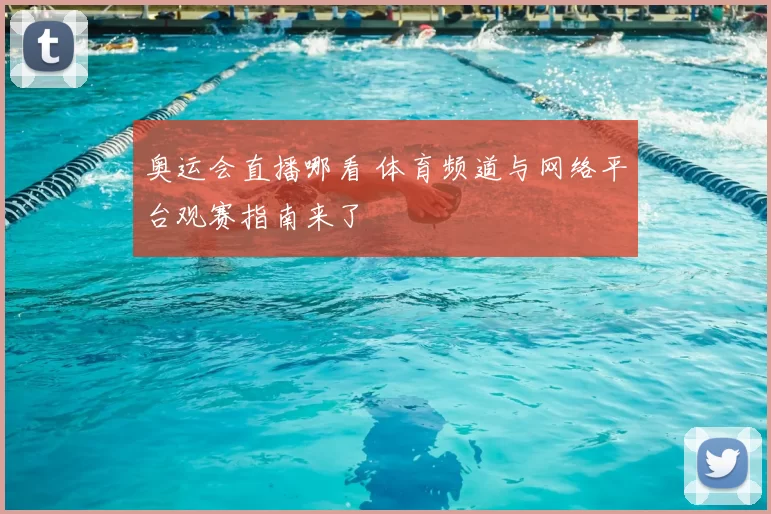 奥运会直播哪看 体育频道与网络平台观赛指南来了