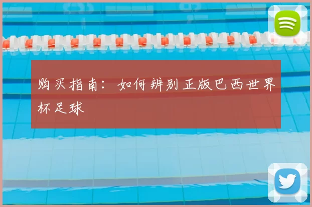 购买指南:如何辨别正版巴西世界杯足球