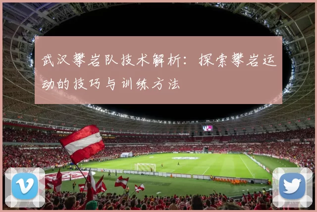 武汉攀岩队技术解析：探索攀岩运动的技巧与训练方法